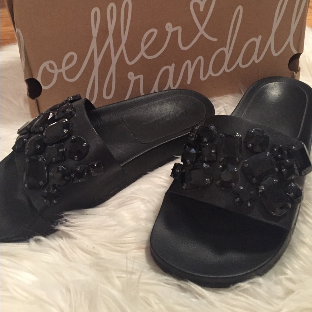 Loeffler Randall Jeweled Slides