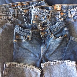 3 pairs Girls Sz 8 Jeans
