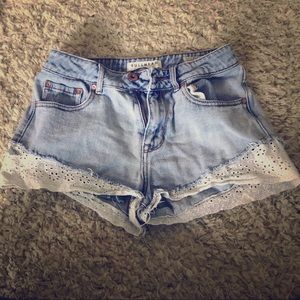 PacSun high rise shorts