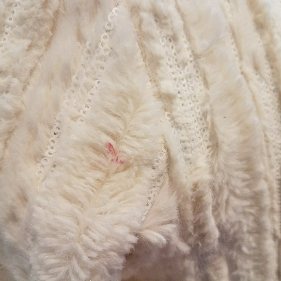 GIRLS Faux fur and sequin jacket - Picture 3 of 3