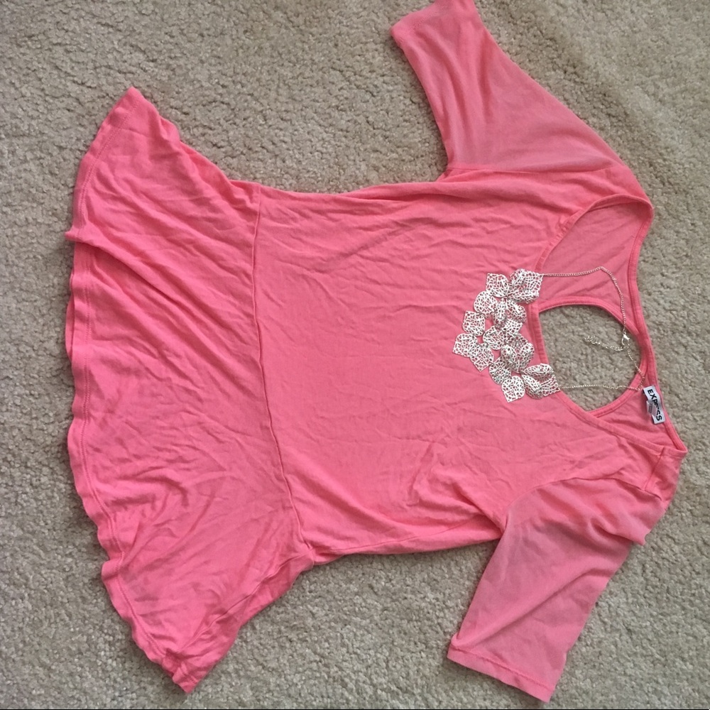 Express pink blouse