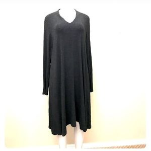 Eileen Fisher Long Sleeve Knee Length Shift Dress