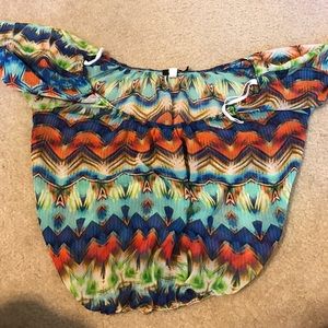 Colorful crop top!