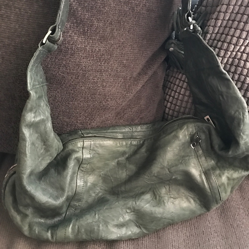 Junior Drake Studded Hobo Handbag