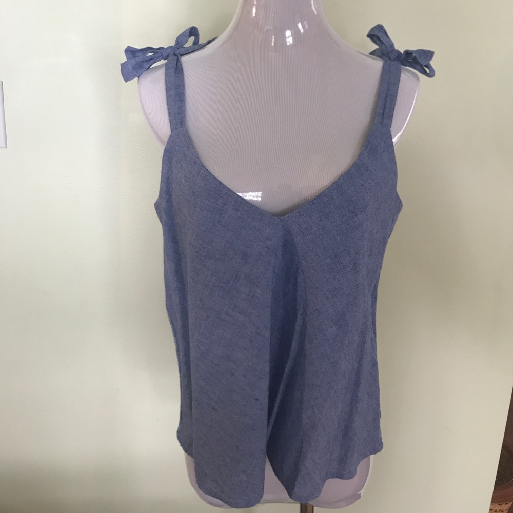 Zara denim tank top