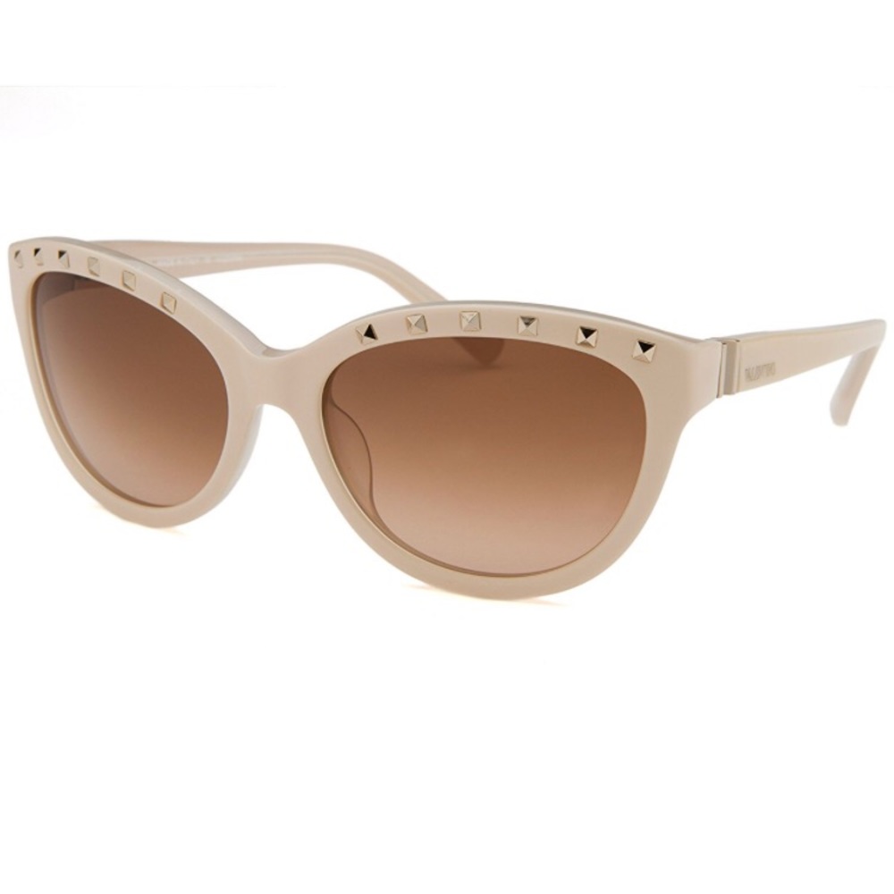 Valentino ivory cat eye sunglasses