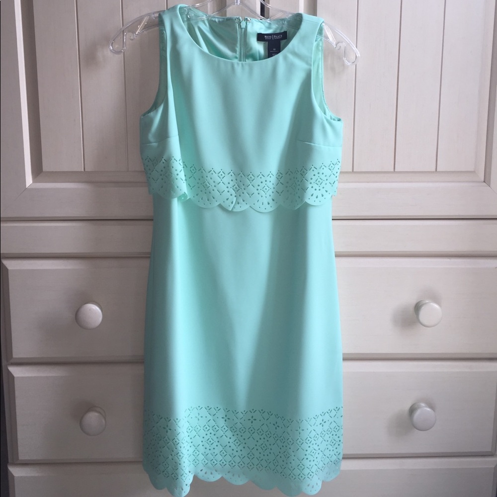 White House Black Market Mint Dress