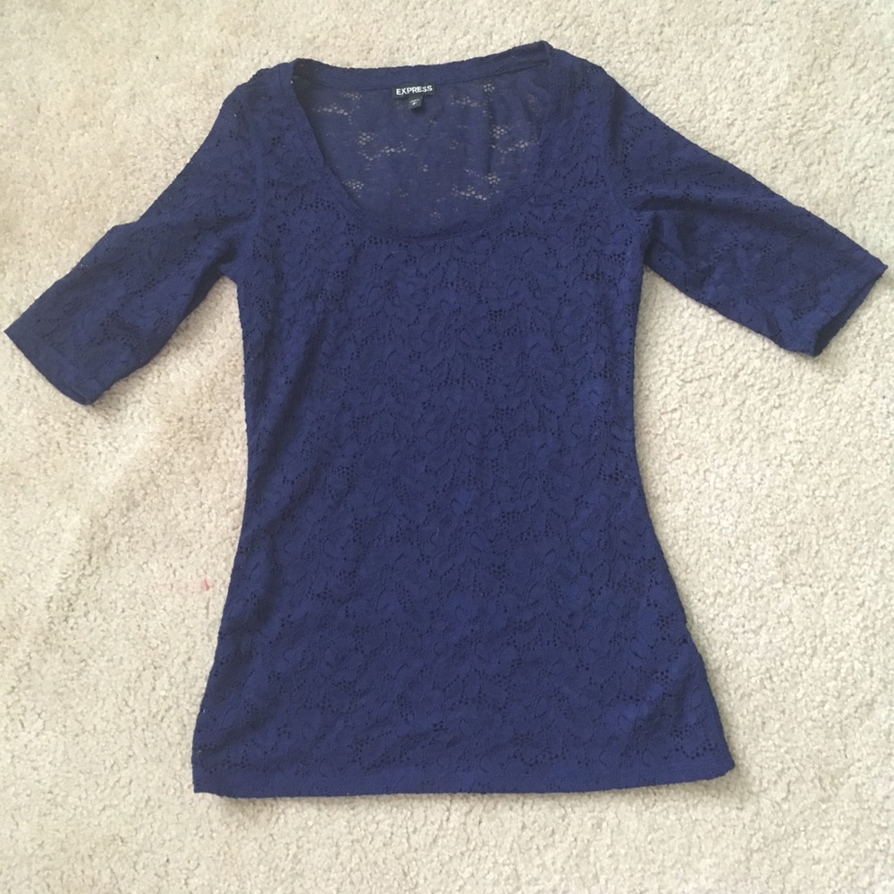 Navy blue Express blouse