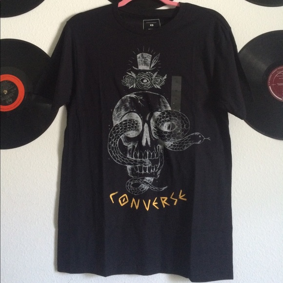 Converse black Mens size xs shirt - Picture 2 of 2