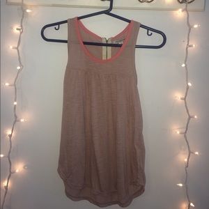 American Eagle Pink Flowy Tank