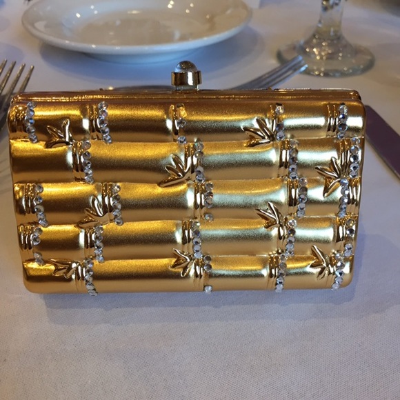 Special Occasion Mini Goldtone Purse - Picture 2 of 5