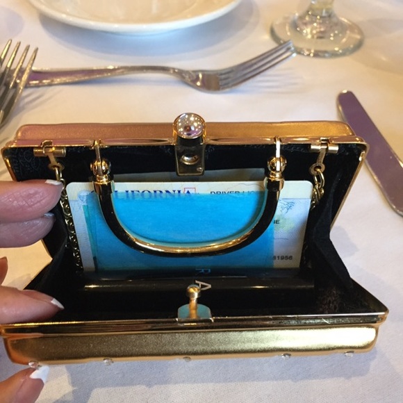Special Occasion Mini Goldtone Purse - Picture 3 of 5