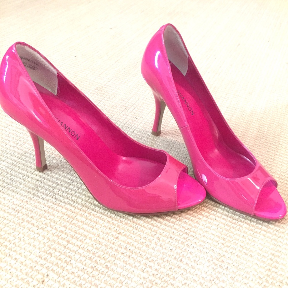 Pink high heels