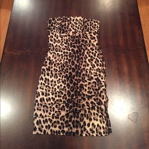 Cheetah Print Mini Dress
