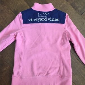 XXS Pink and Navy Blue Vineyard Vines shep shirt