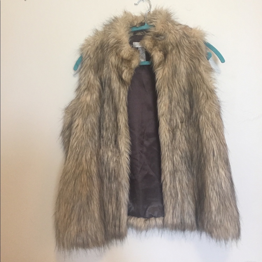 Kenar Faux Fur Vest