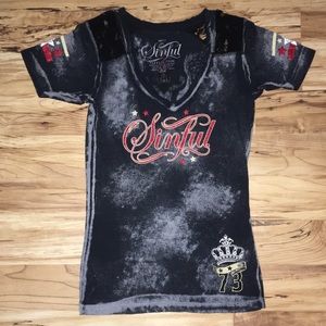 Sinful by Affliction T-Shirt
