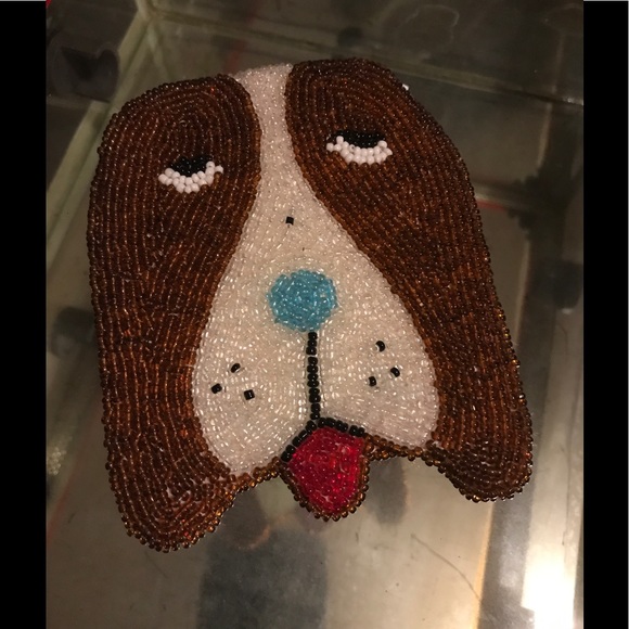 Beaded coin purses. 2 USA/Bug/Melon, 1 Kitty/Hound - Picture 3 of 5