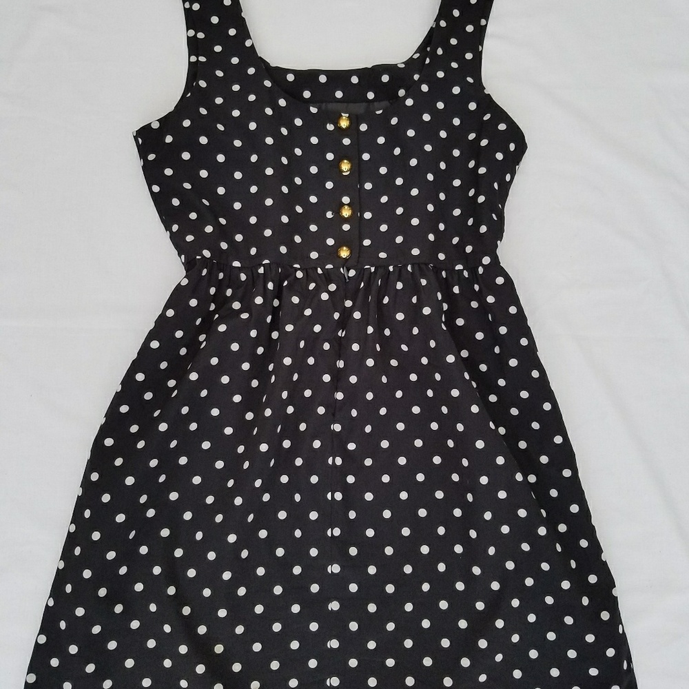 Forever 21 Black and White Polka Dot Dress