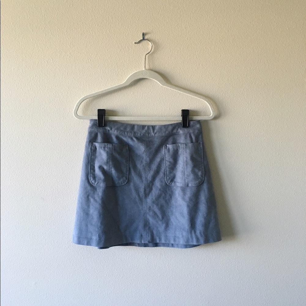 Cute suede skirt