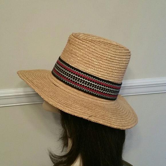 Vintage oversized Straw Hat