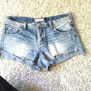 Denim shorts