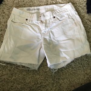 White Madewell Shorts