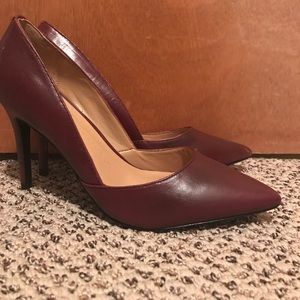 Banana Republic Pump Heels Plum 7.5