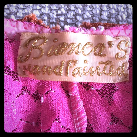 Couture* Hand painted sexy dress - Never Worn! - Picture 6 of 8