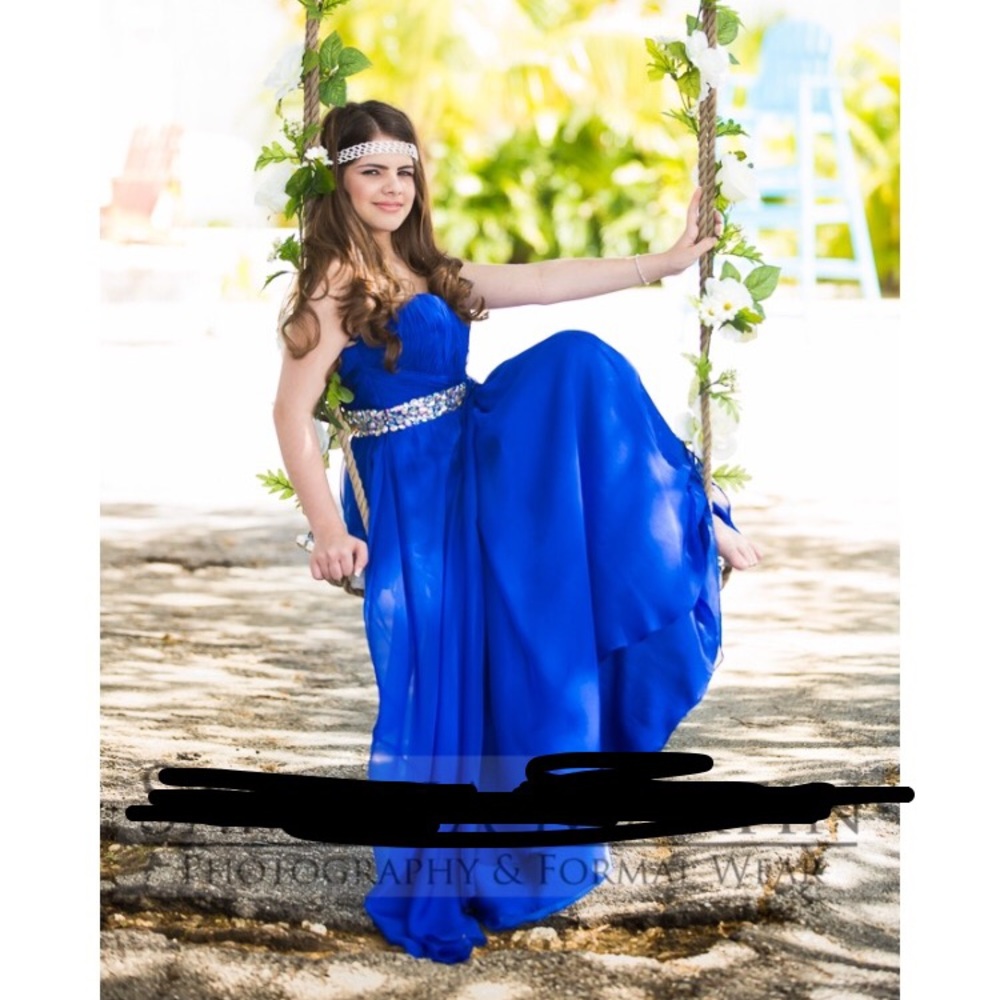 Gorgeous royal blue formal dress