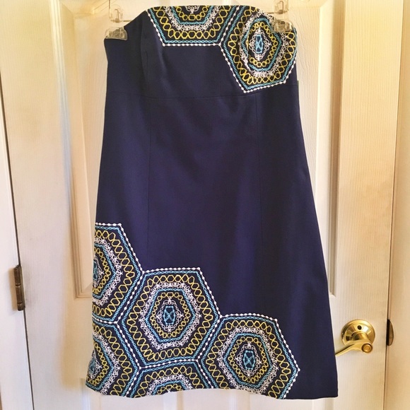 NWT Navy Embroidered Lilly Pulitzer Shift - Picture 2 of 6