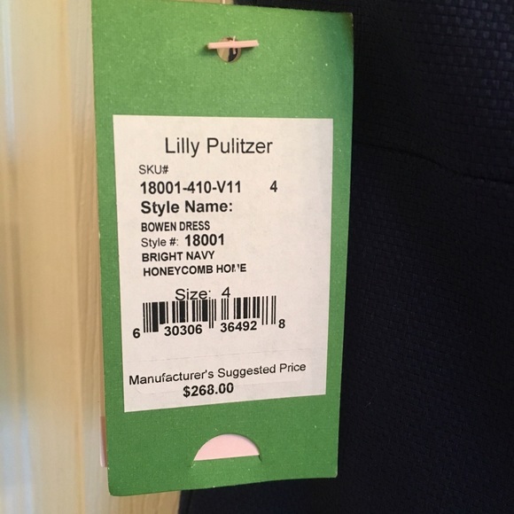 NWT Navy Embroidered Lilly Pulitzer Shift - Picture 5 of 6