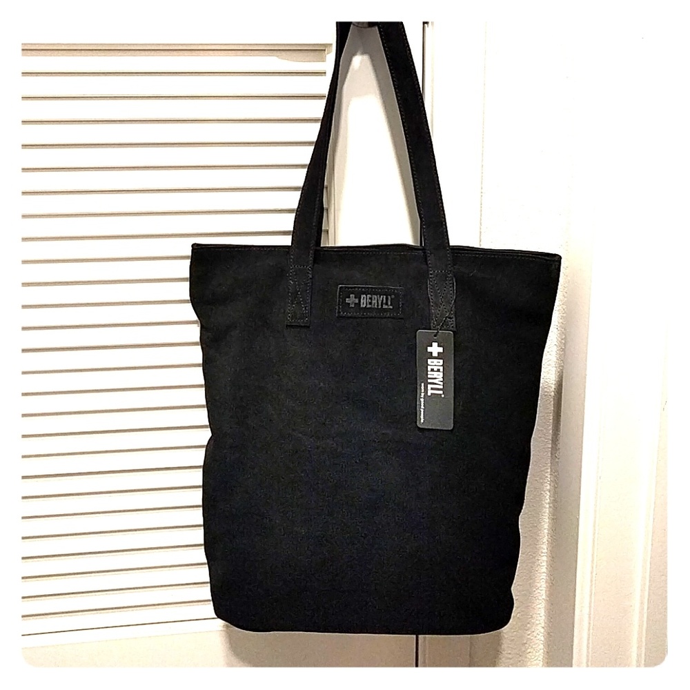 Beryll NWT 100% Suede  Leather Tote Bag
