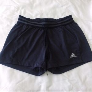 Adidas Black and Grey Shorts