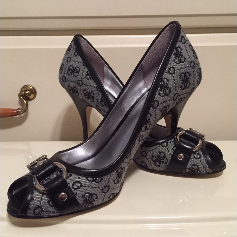 Guess by Marciano Peep Toe Pumps