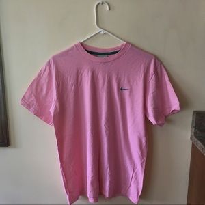 Short-Sleeved Pink Nike T-Shirt