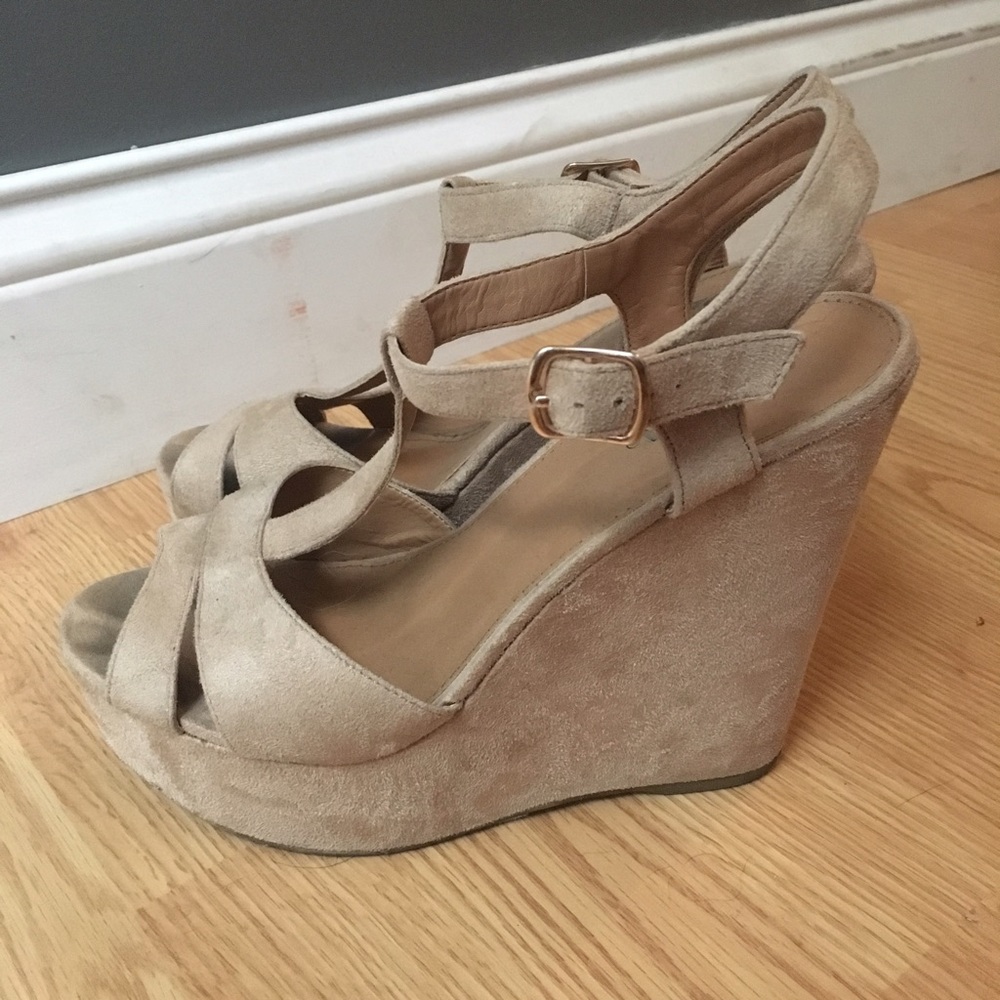 Soda - Sz 9 Platform Wedge Sandals