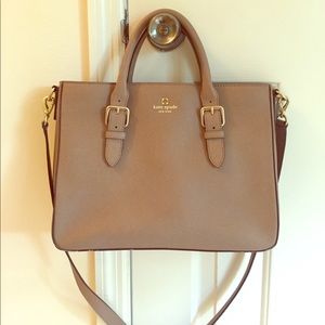 Brown Kate Spade Top Handle Purse