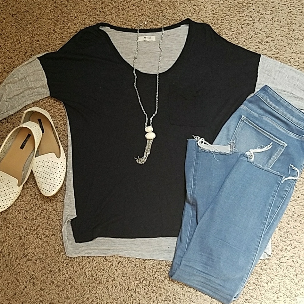 Madewell Color Block Tee