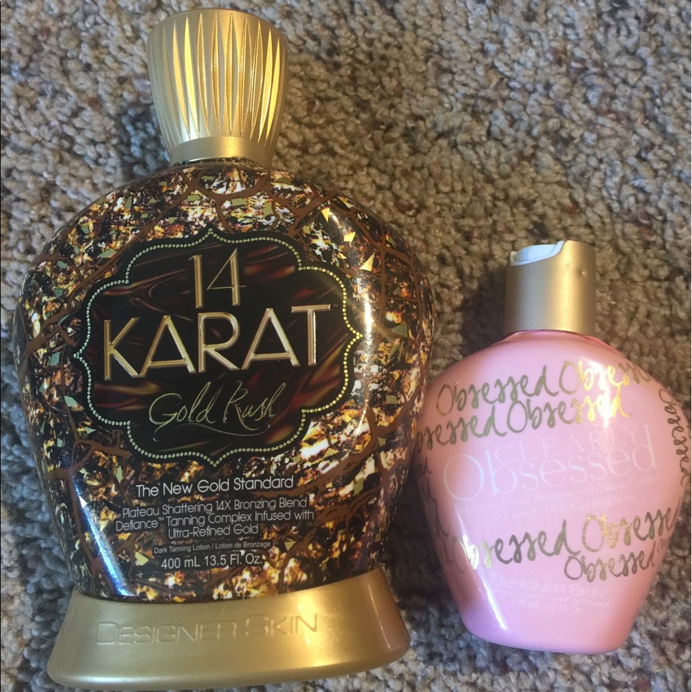 Tanning Lotion, UV Nail Covers (Bonus Face Lotion)