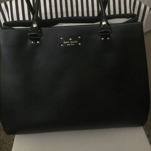 This is a Kate Spade black handbag