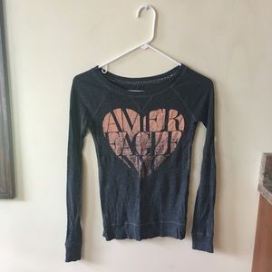 Long-Sleeved American Eagle T-Shirt