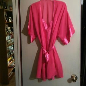 Nice gown with matching  robe