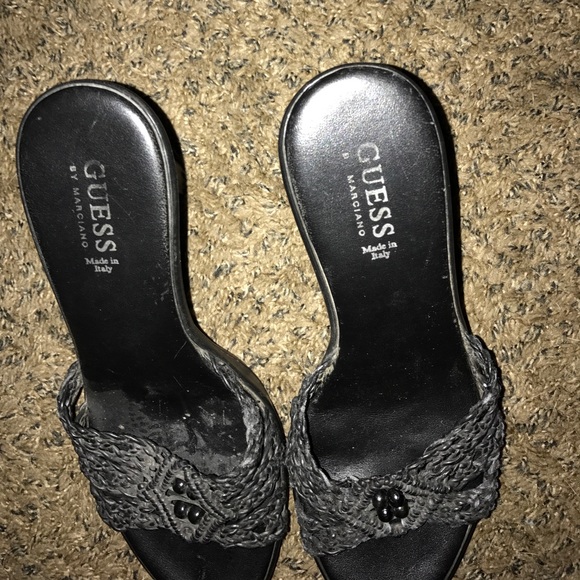 GUESS Crocheted slide on pumps - Picture 2 of 5