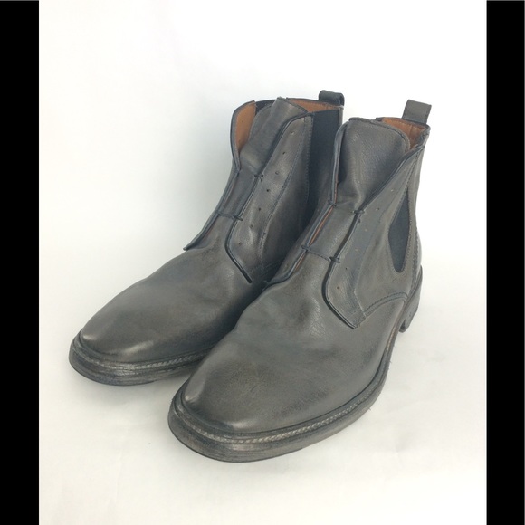 John Varvatos Gray Norvegian Boots