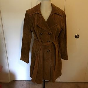 Sex and the City Chic! 100% Suede Trench Coat
