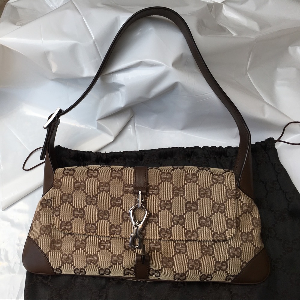 Gucci Monogram Hobo Purse