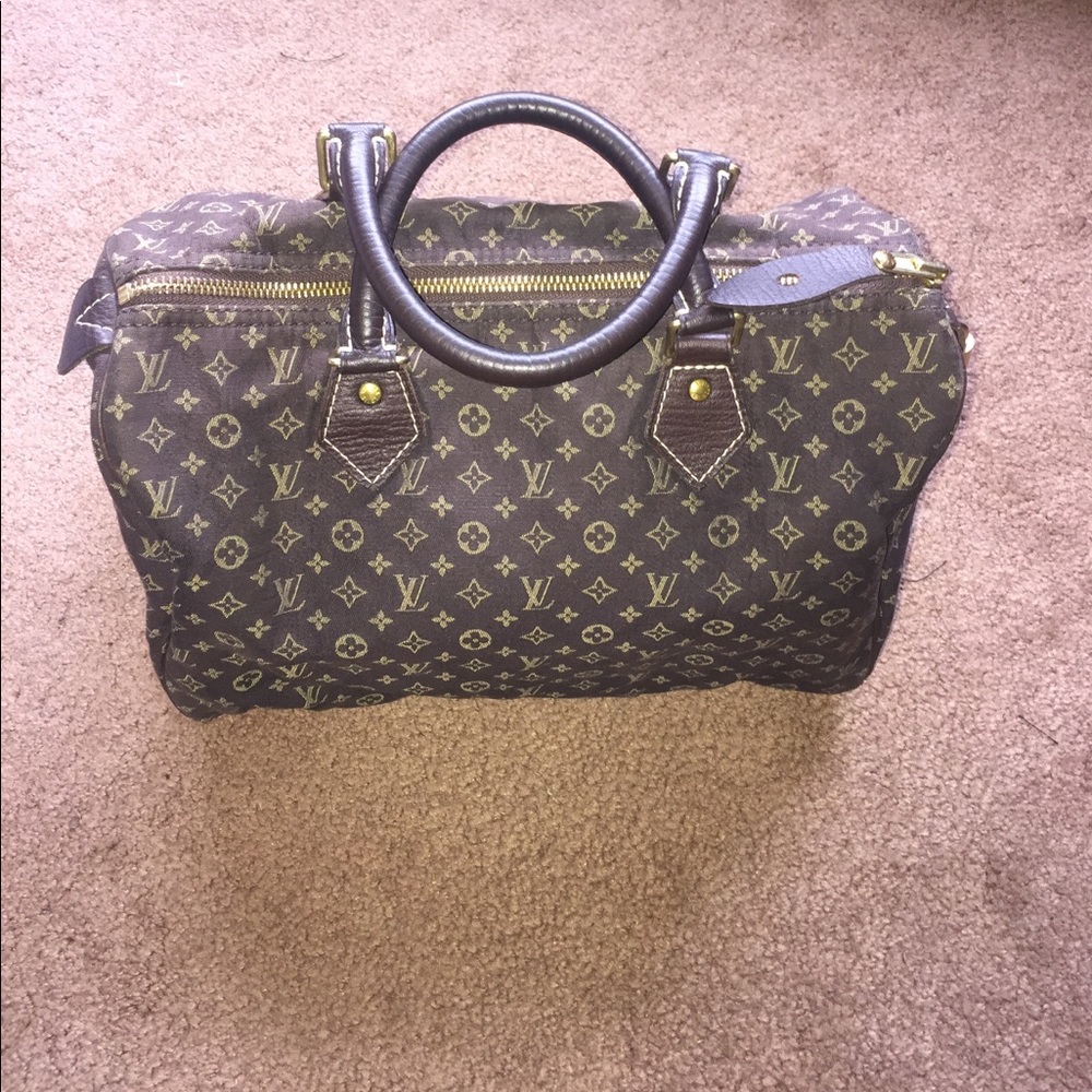 Ebene Monogram Mini Lin Speedy 30