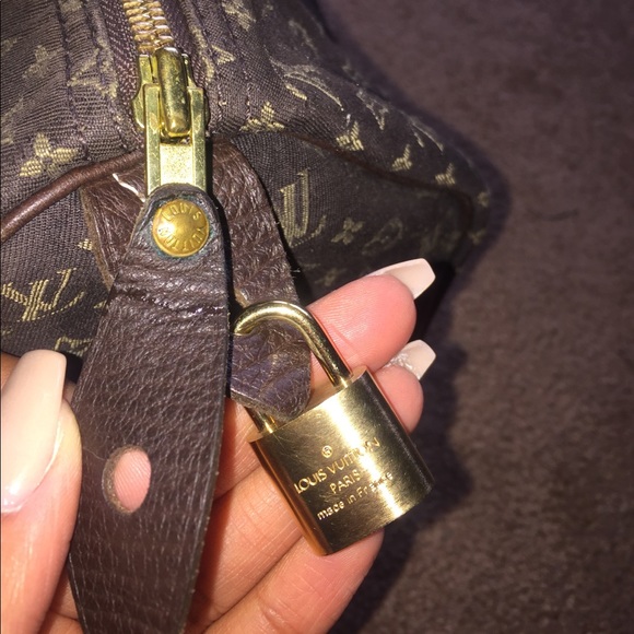 Ebene Monogram Mini Lin Speedy 30 - Picture 2 of 8