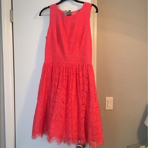 Jessica Simpson coral lace dress - brand new!